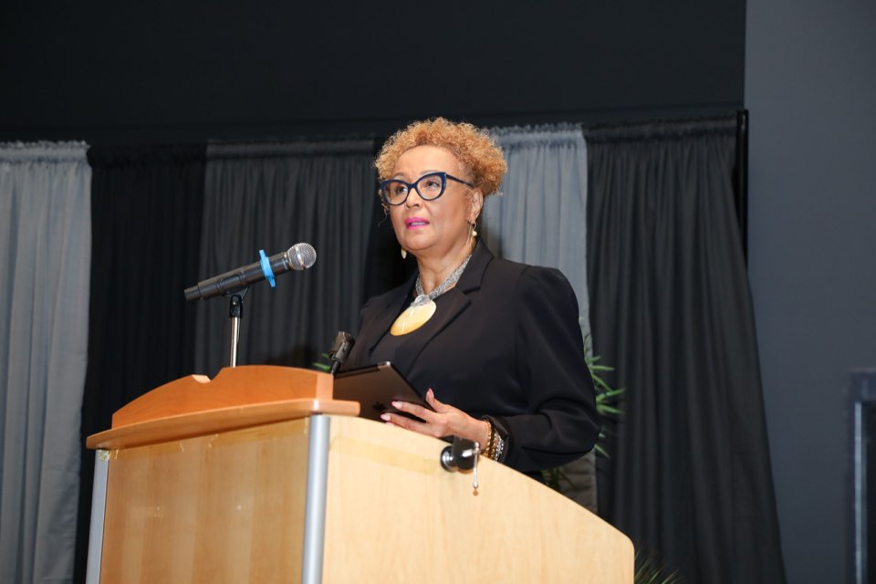Geneva Jones Williams at podium