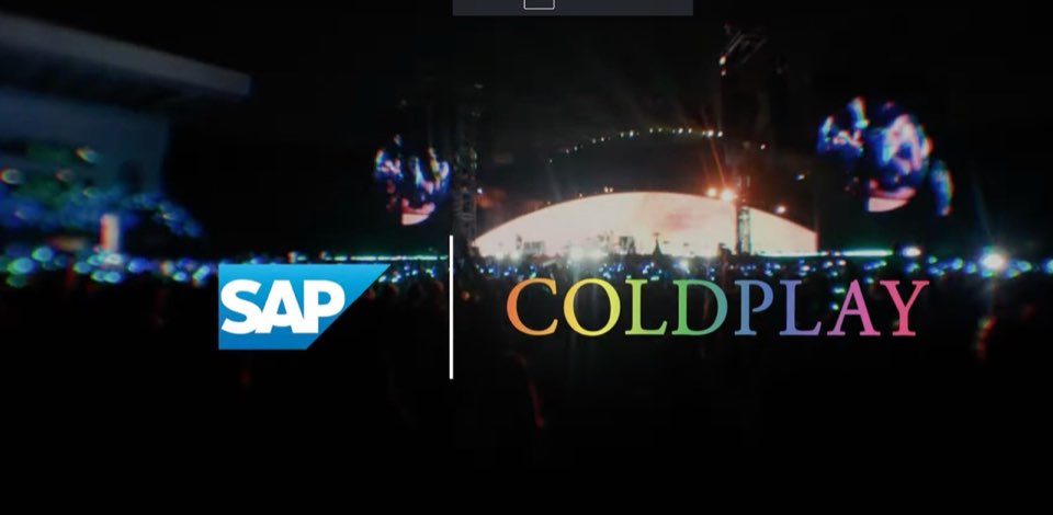 Coldplay video screengrab