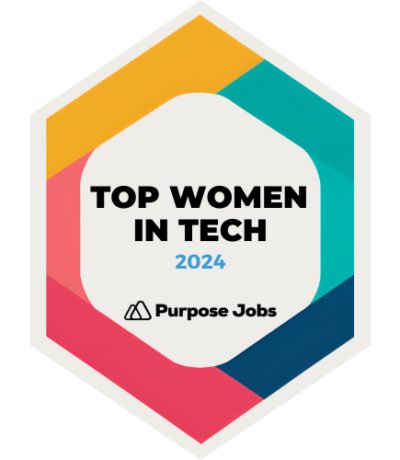 top women in tech 2024 logo
